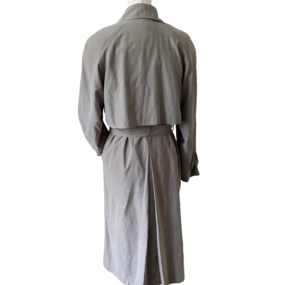 New York Harbor by Andrea Vintage Trench Coat 4P